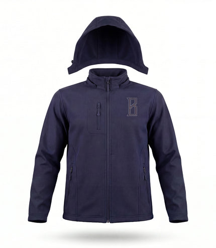 Water Resistant Coat With Detachable Hoodie