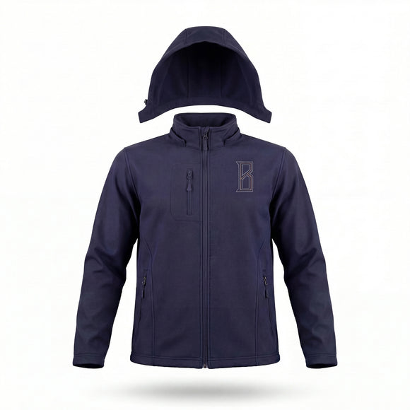 Water Resistant Coat With Detachable Hoodie